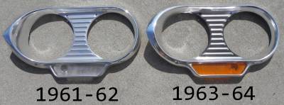 Headlight bezel 1961-64 Headlight bezel 1961-64